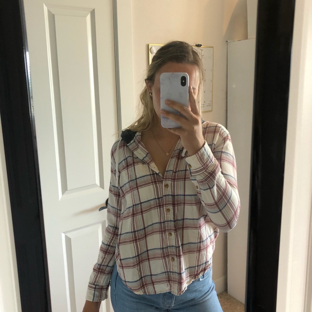 Hooded flannel